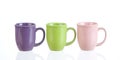 Threesome of coffeecups Royalty Free Stock Photo
