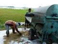 Threshing machine