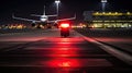 threshold airport runway light Royalty Free Stock Photo