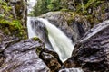 Thresholds and waterfall of river Royalty Free Stock Photo