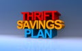 thrift savings plan on blue