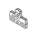 thrift shop store isometric icon vector illustration