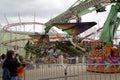 Thrill ride at State Fair Texas Dallas Fair Park Royalty Free Stock Photo