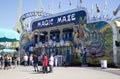 Thrill rides at Fair Park of Dallas