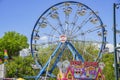 Thrill rides at the famous Cinco de Mayo Festival