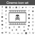 Thriller icon. Cinema icons universal set for web and mobile