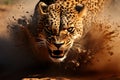 Thrilling cheetahs hunting antelope on a safari. capturing raw power and intense pursuit Royalty Free Stock Photo