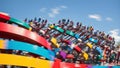 Thrilling Roller Coaster Ride National Just Because Day Celebration.AI Generated