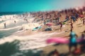 orful Beach Surf Competition Showcase in Unreal Engine 5 Royalty Free Stock Photo