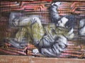 Thriving urban graffiti and street art scene in Lisbon, Portugal, 2014