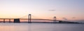 Throgs Neck Bridge - NYC Royalty Free Stock Photo