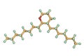 Thromboxane molecule, a lipid eicosanoid