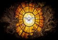 Throne Bernini Holy Spirit Dove, Saint Peter`s Basilica in Rome Royalty Free Stock Photo