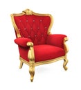 Throne Chair Isolated