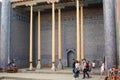 The throne hall in Kunya Ark citadel. Itchan Kala. Khiva. Uzbekistan