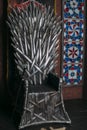 Throne made of swords