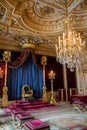 Throne Room in Fontainebleau Castle Royalty Free Stock Photo