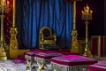 Throne Room in Fontainebleau Royalty Free Stock Photo