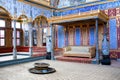 Throne room inside Harem section of Topkapi Palace, Istanbul Royalty Free Stock Photo