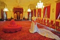 Throne Room of Iolani Palace, Honolulu Royalty Free Stock Photo