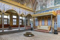 Throne Room At Topkapi Palace Harem Section, Istanbul, Turkey Royalty Free Stock Photo