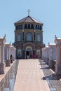 Throni of Panagia Kykkou temple at Kykkos monastery. Throni, Paphos District, Cyprus - 22 Oct 2023