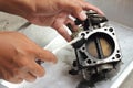 Throttle valve cleaning