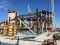 Constructing the new Chase Center for the San Francisco Golden State Warriors basketball team. 5 Royalty Free Stock Photo