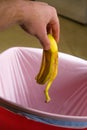 Banana Peel Garbage Royalty Free Stock Photo