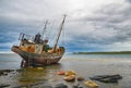 The thrown ship in the Russian North