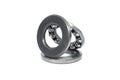 Thrust ball bearing isolated on white background Royalty Free Stock Photo
