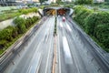 THU THIEM UNDERGROUND ROAD TUNNEL, VIETNAM Royalty Free Stock Photo