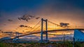 Thuan Phuoc Bridge - Da Nang city Royalty Free Stock Photo