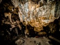 Thum Khao Luang Cave in Petchaburi Thailand Royalty Free Stock Photo