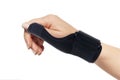 Thumb brace. Elastic Wrist Bandage. Orthopedic medical Fitness Hand Bandage. Wrist Injury Support. Sport Protective Wristband