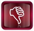 Thumb down icon red