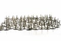 Thumb tacks - drawing pins Royalty Free Stock Photo