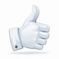Thumb Up icon. Positive feedback, approval concept. Illustration. Generative AI Royalty Free Stock Photo