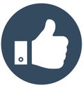 Thumb Up Isolated Vector Icon can be easily edit and modify