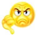 Thumbs Down Dislike Emoticon Emoji Cartoon Icon