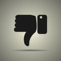 Thumbs down icon Royalty Free Stock Photo