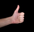Thumbs-Up Royalty Free Stock Photo