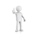 Thumbs Up Figure Royalty Free Stock Photo