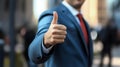 thumbs-up gesture, AI generated Royalty Free Stock Photo