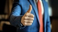 thumbs-up gesture, AI generated Royalty Free Stock Photo
