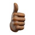 Thumbs up Hands on Transparent Background - Ai Generated Royalty Free Stock Photo