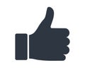 Thumbs Up Symbol. Concept of social media.