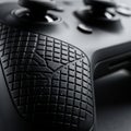 Thumbsticks and buttons have a matte finish typical of modern gaming peripheral Royalty Free Stock Photo