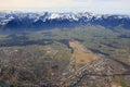 Thun Alps panorama overview mountains Switzerland town City panoramic aerial view photography Royalty Free Stock Photo