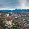 Thun castle in the city of Thun, Switzerland Royalty Free Stock Photo